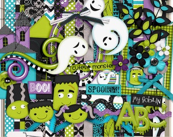 STORE CLOSING! Boo Halloween Digital Scrapbook Kit