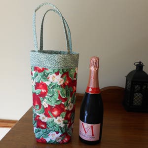 Stoff Wein Tragetasche, Flasche Tragetasche, Geschenk Tragetasche mit Griffen