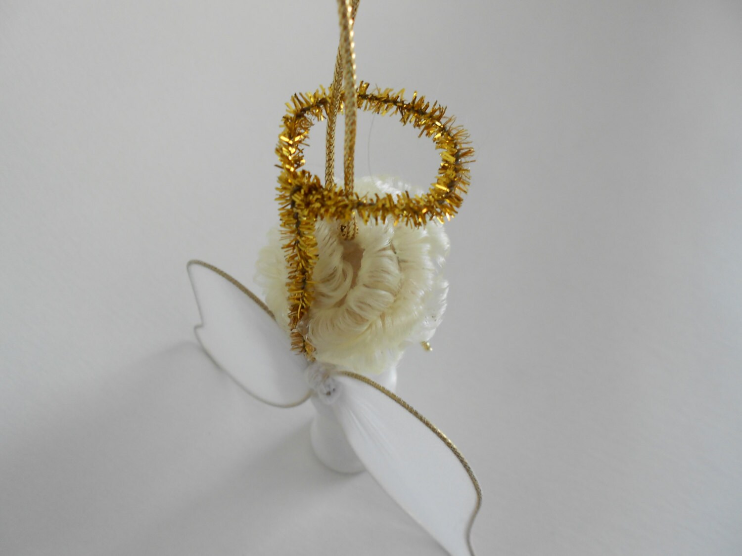 Wooden Spool Angel Ornament - Etsy