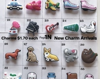 dog croc charms