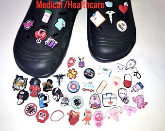 Medical Shoe Charms: Healthcare, Nurse, Doctor Party Favors