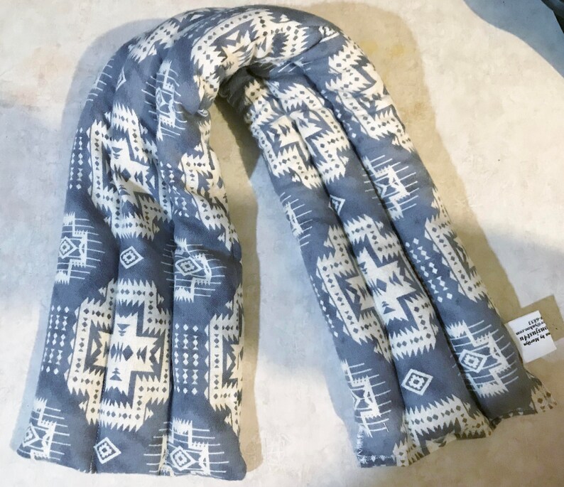 Rice Neck Warmers Microwavable Cold Pack Lavender Scented Etsy