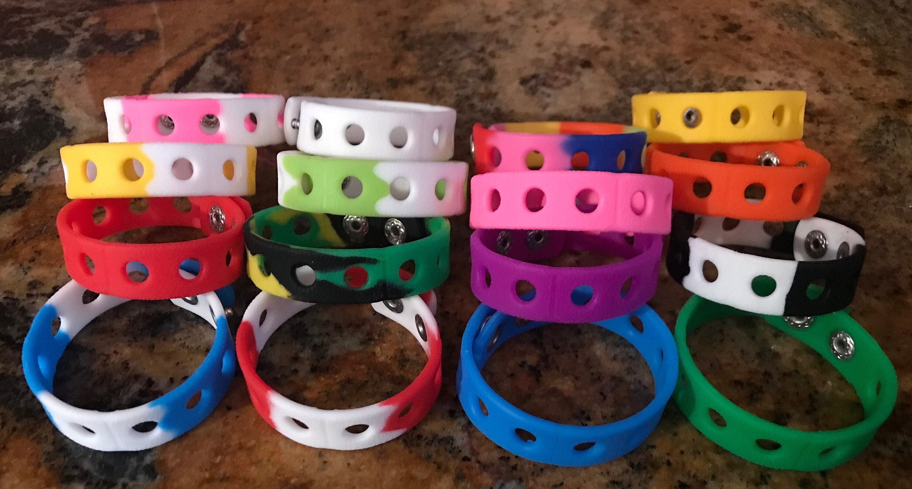 Wholesale Lucky Dog Design Bulk Designer Croc Charms Silicone Bracelets  Snap Wristband Manufacturer - China Bracelet and Wristband price