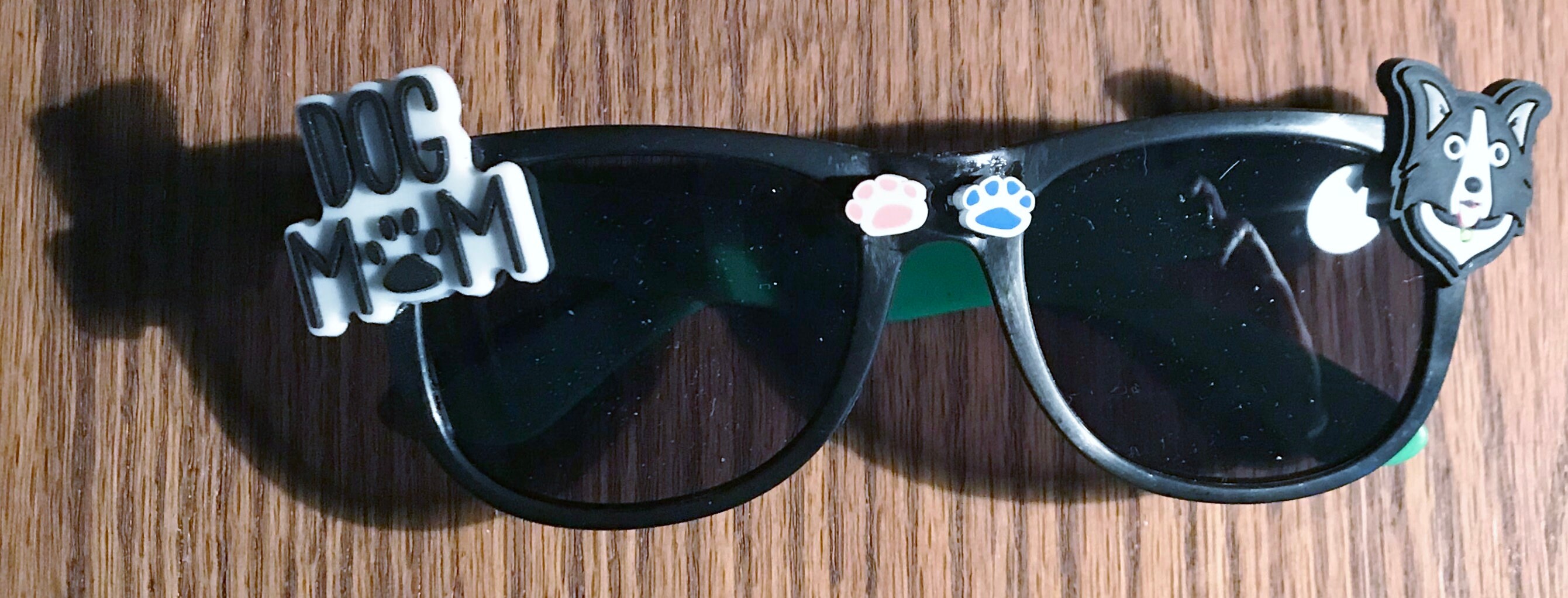 Dog Mom/dad Sunglasses: Neon Sunnies With Dog Charms - Etsy display picture 3