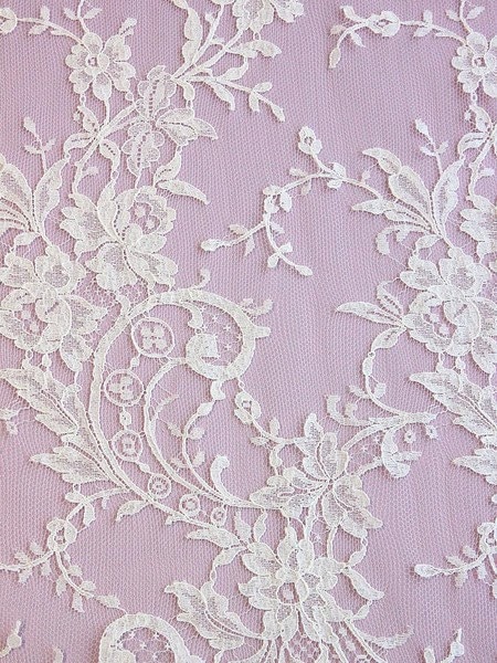 1 YARD Kate Royal Wedding Gown Chantilly Floral Couture Frech | Etsy