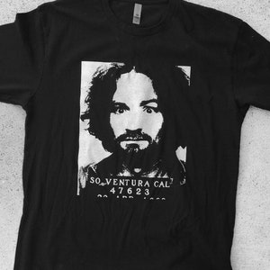 Serial Killers Mugshot Shirt Manson