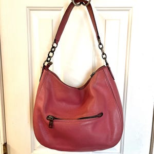 Coach Bucket Bag Vintage - Etsy OLD COACH shoulder bag XL USA Red 