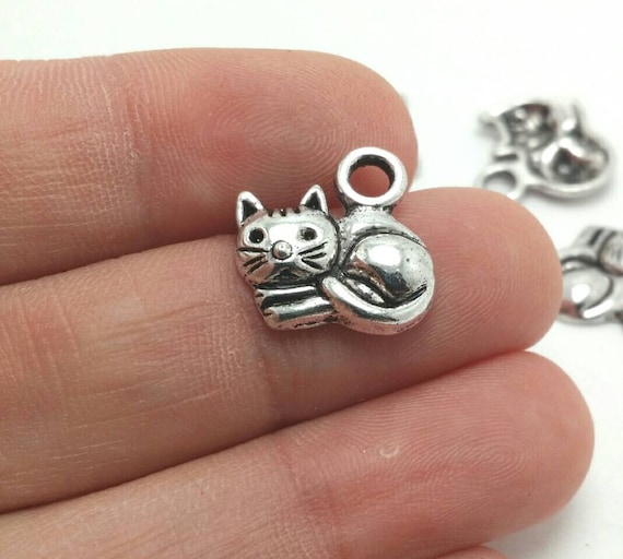 BULK 50 Cat Charms Pet Charms Animal Charms Bulk Charms Etsy