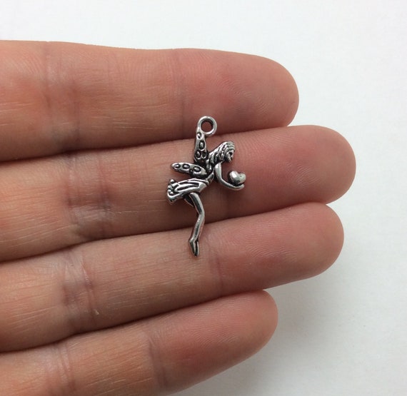 10 Fairy Charms, Silver Fairy Charms 1-1439 