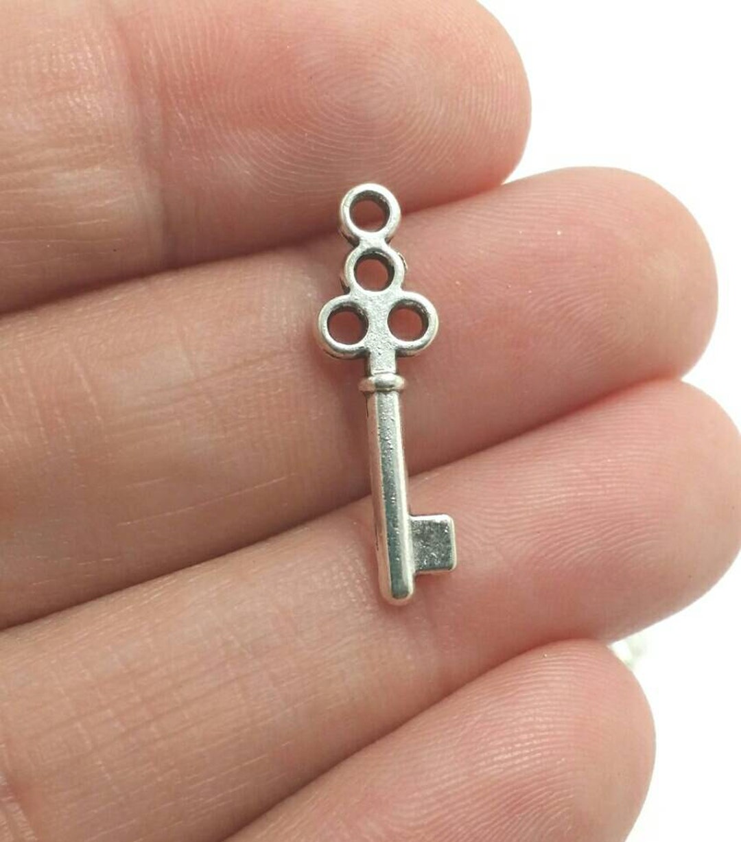 10 Key Charms Silver Key Charms Antique Key Charms 11030 Etsy