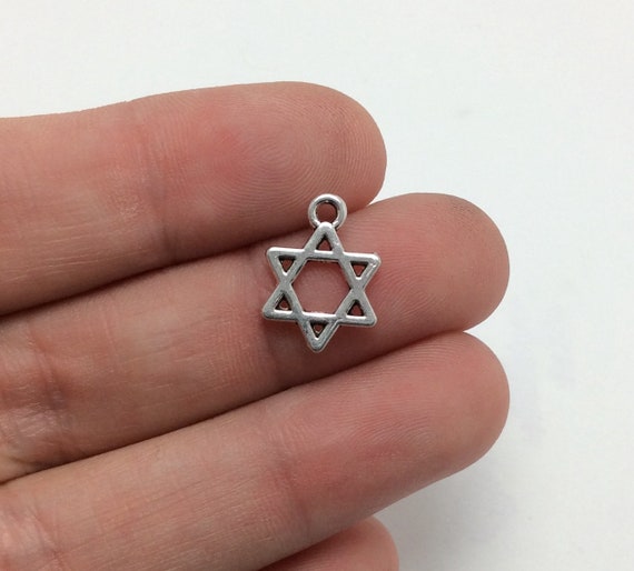 5pcs//lot Star of David Symbol charm Star of David Emblem Amulet pendant 31x26mm