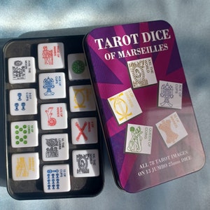 SECONDS Tarot Dice DENTED TIN image 1