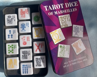 SECONDS Tarot Dice DENTED TIN