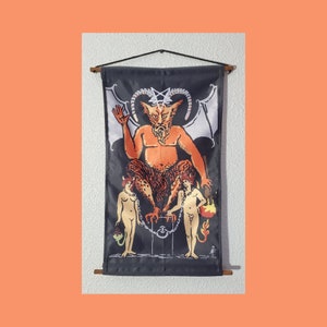 Devil Tarot Card decoratieve stoffen wanddecoratie