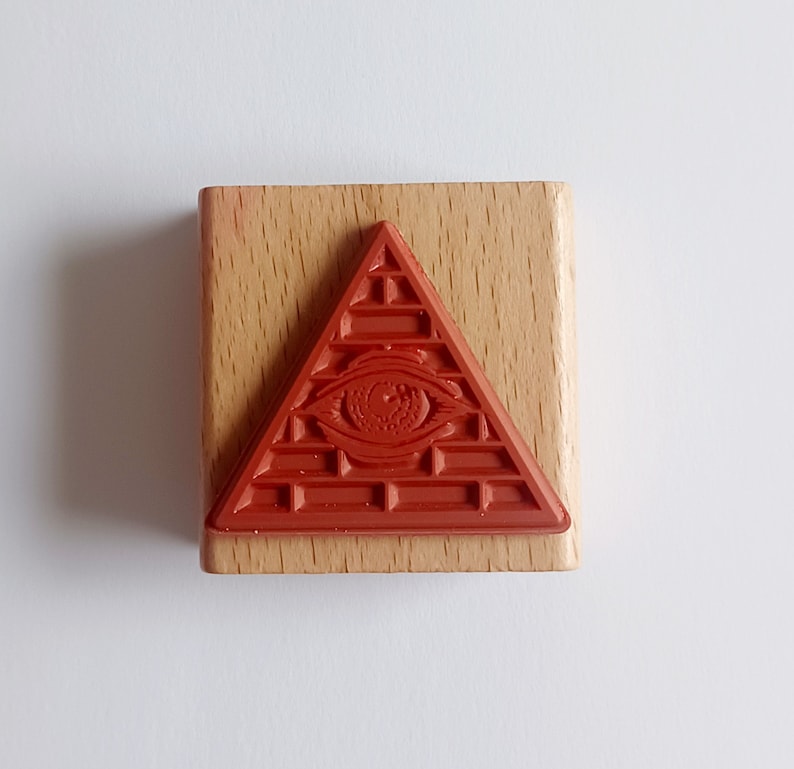 Eye in Pyramid Rubber Stamp - Etsy
