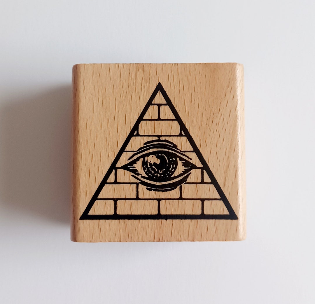 Eye in Pyramid Rubber Stamp - Etsy