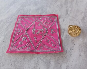Black Pullet magical Ring & Talisman - Set #18 - win at lotteries and obtain the fortune of your adversaries