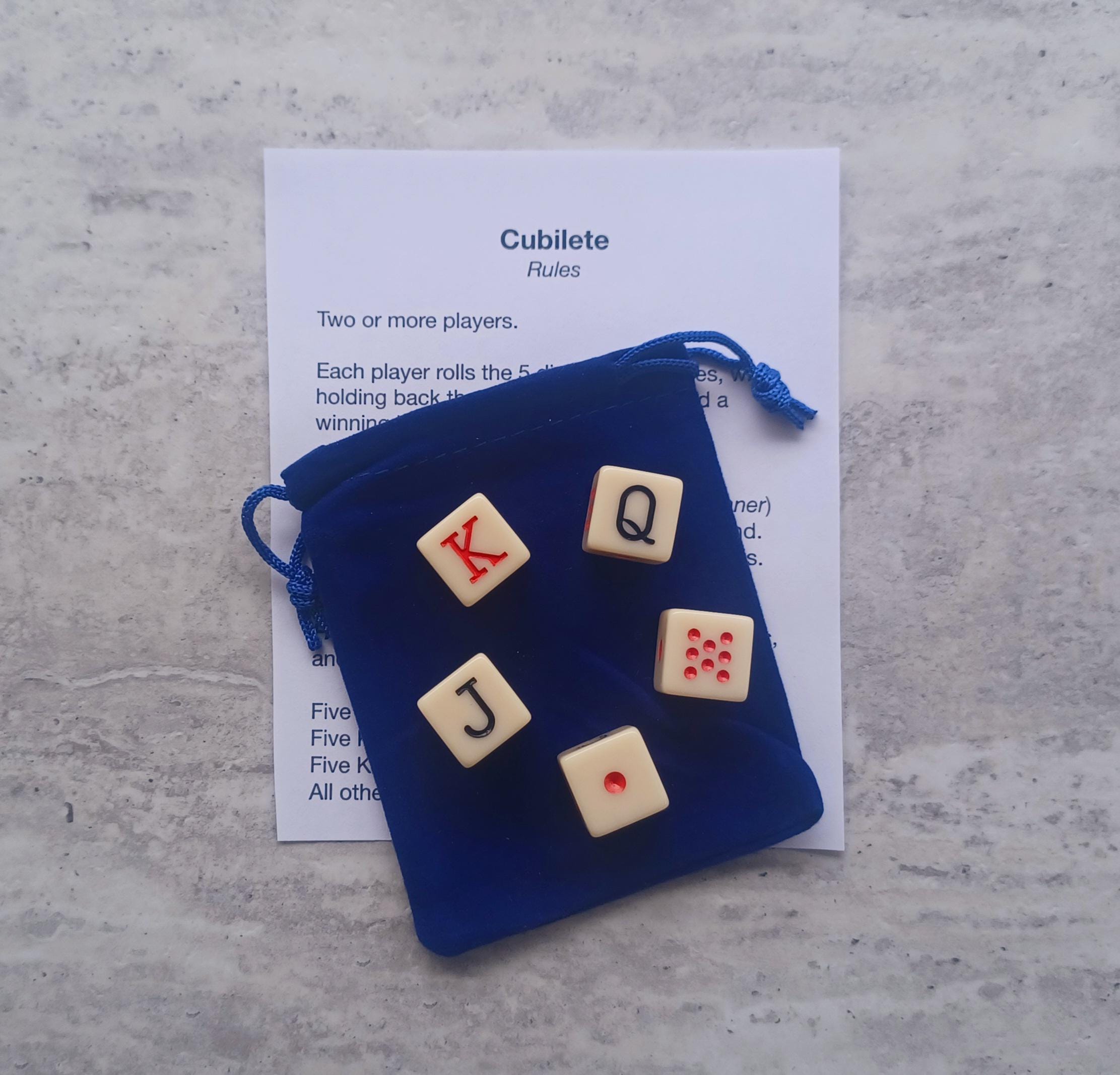 Vintage poker dice - Etsy 日本