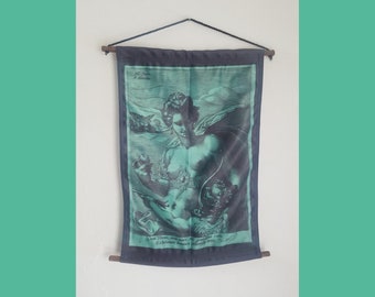 Roman Goddess Venus (with Cupid) decorative cloth wall hanging