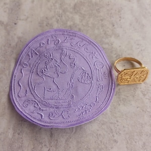 Black Pullet magical Ring & Talisman - Set #6 - Sets genii to work achieving any work desired, and to stop any which oppose you