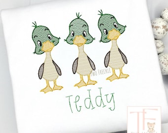 Camiseta de patito, Caza de ánades reales, Camiseta personalizada para niño o Body de bebé