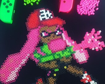 splatoon perler etsy splatoon perler etsy
