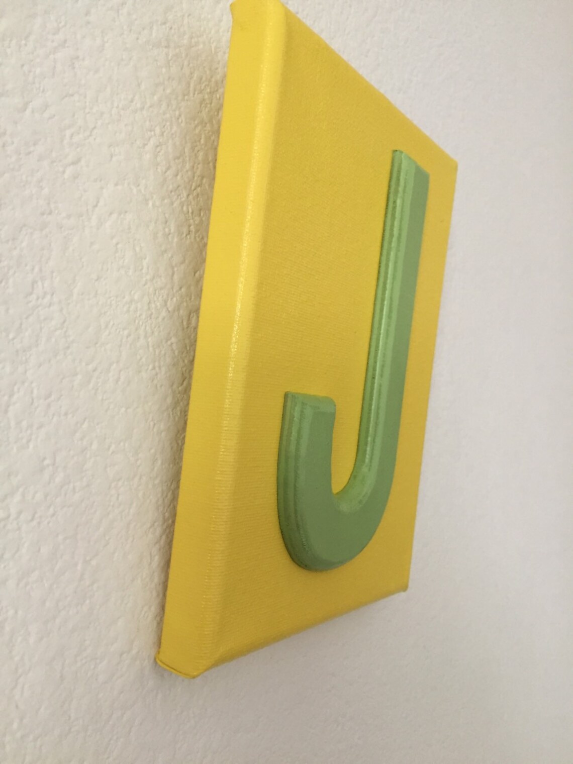 Letter J Wall Decor Etsy