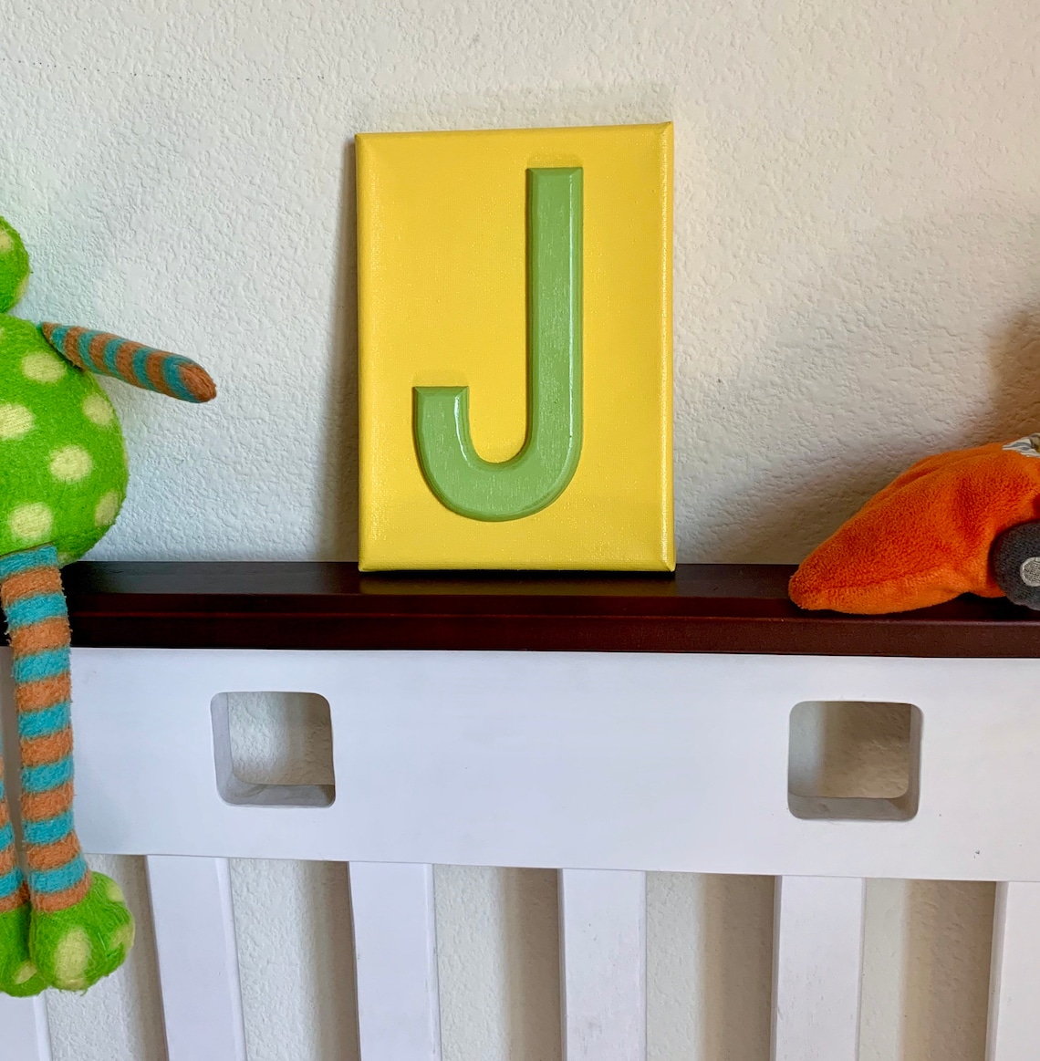 Letter J Wall Decor Etsy