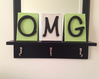 OMG wall decor - set of 3 canvas