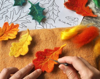 Leaves TUTORIAL by The Lady Moth - video instructions