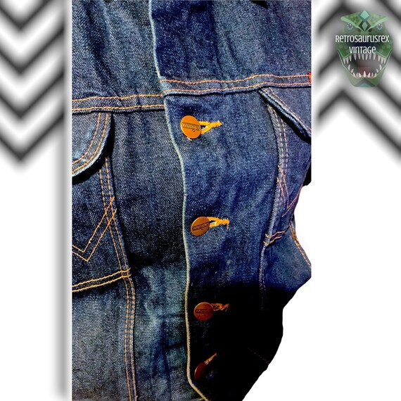 Vintage 1970’s-1980’s Iconic Wrangler Denim Jean … - image 6