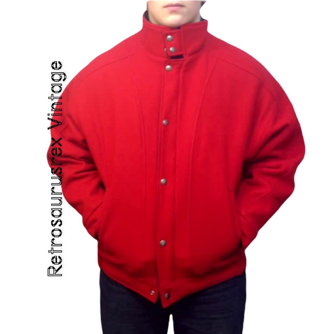 red hunting jacket