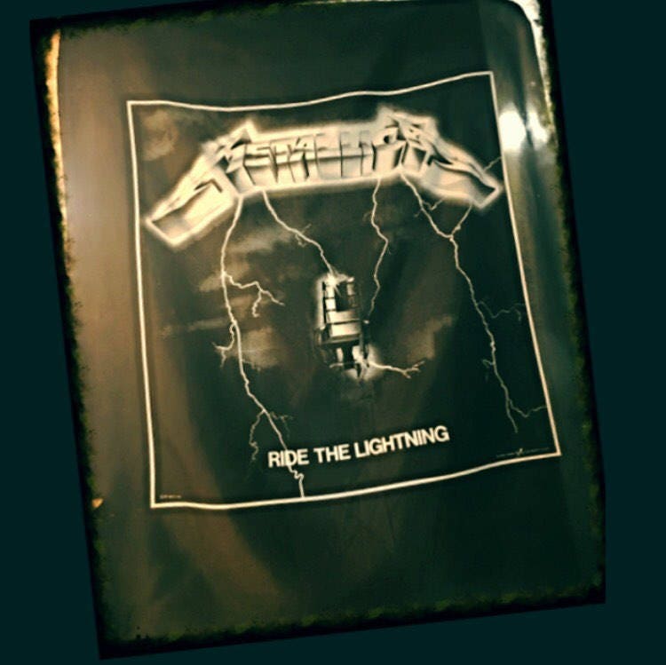 Metallica Ride The Lightning Green