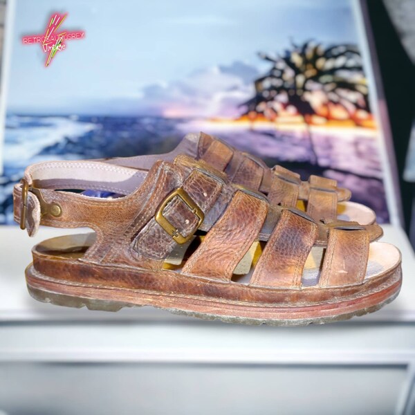 fuzzy doc martens sandals