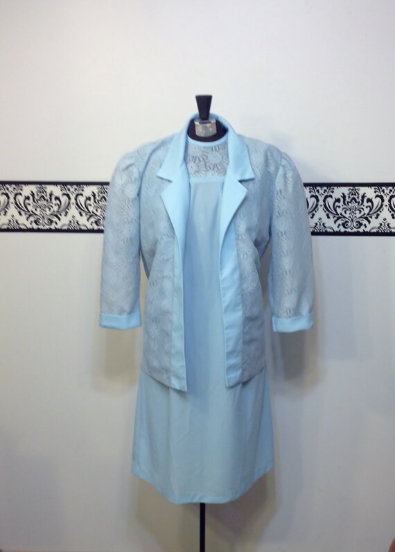 1960 S Rockabilly Baby Blue Lace Sack Dress With Etsy