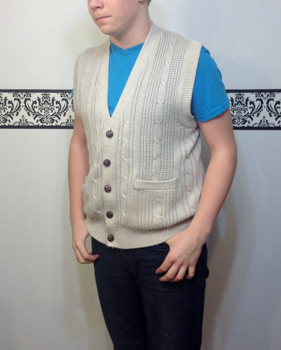 mens knitted vests australia