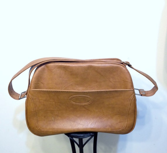 1950's Soft Leather Hipster Bag, Vintage 50's Leat