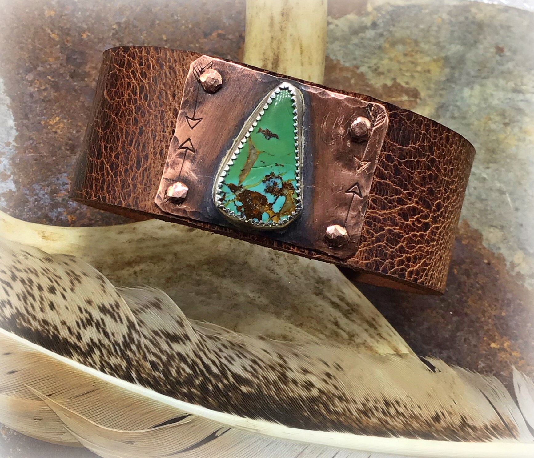 Leather Snap Cuff