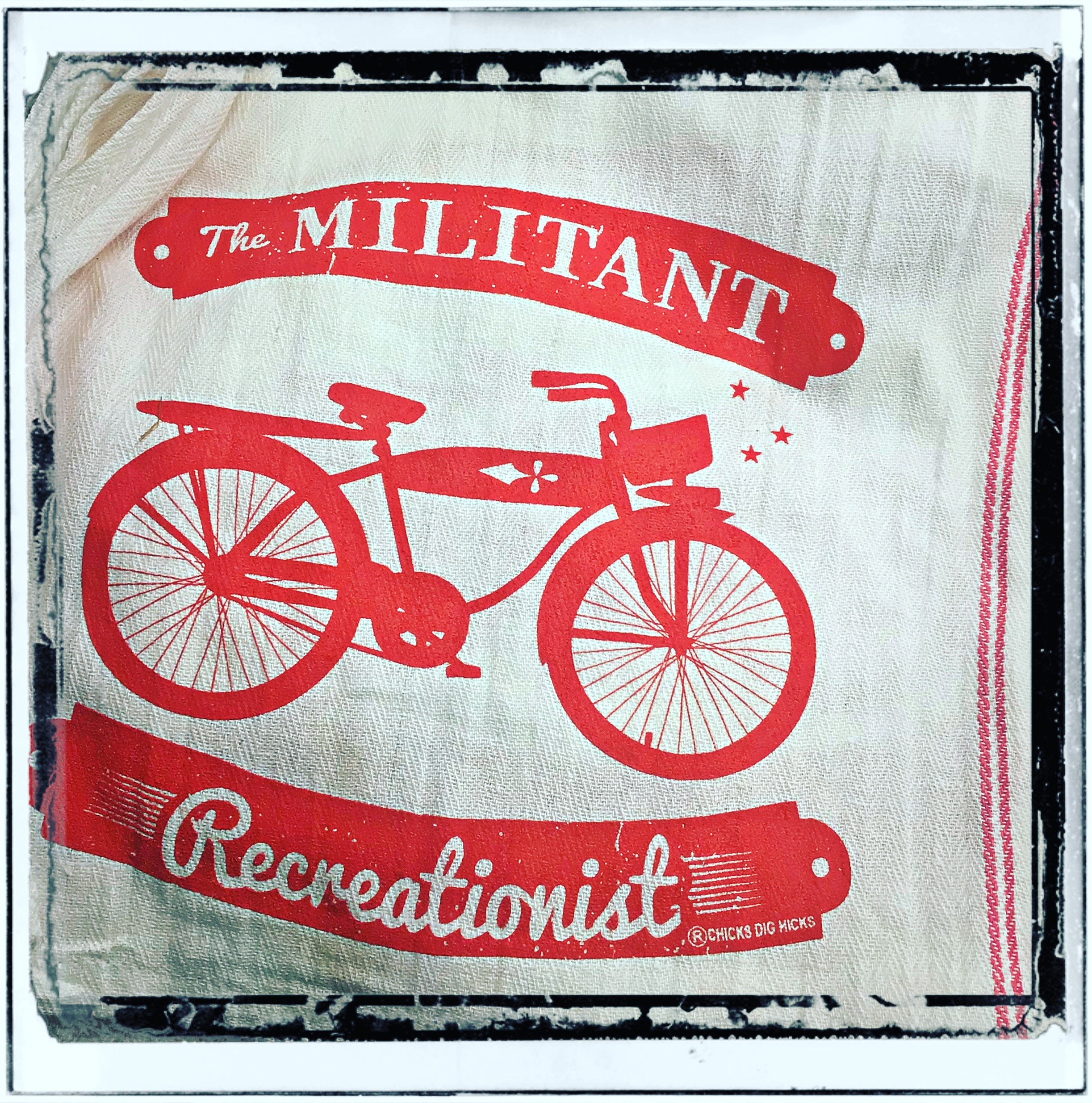 Bicycle Black Tea Towel - Dish Cloth 60x65cm - Dishcloth Towels • Souvenirs  from Holland