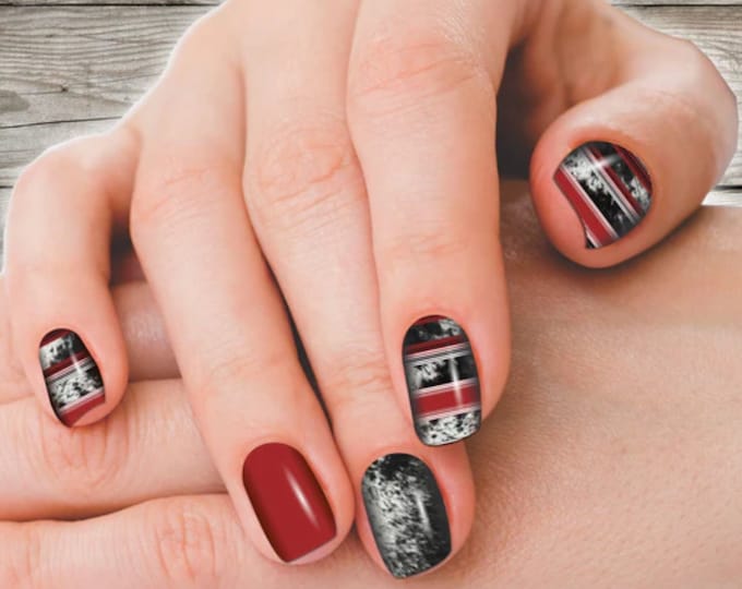 Western bronc nail wraps, long lasting and easy to apply