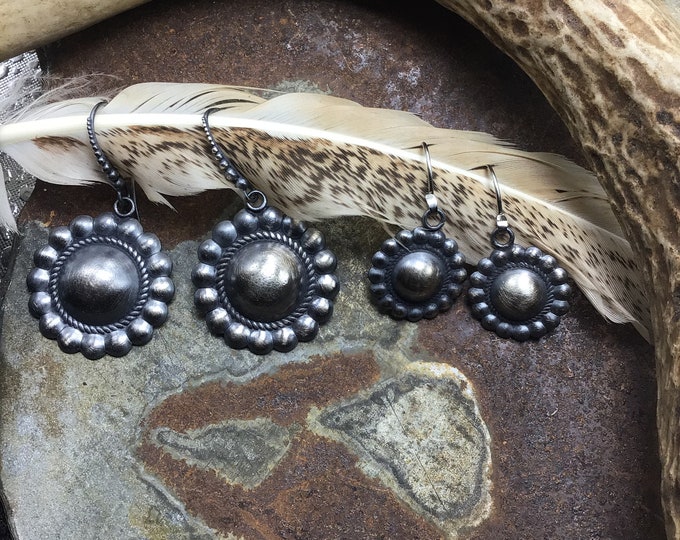 Large or small sterling vintage inspired conchology earrings by Weathered Soul