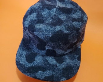 Grey & Black Camp Wool 5 Panel