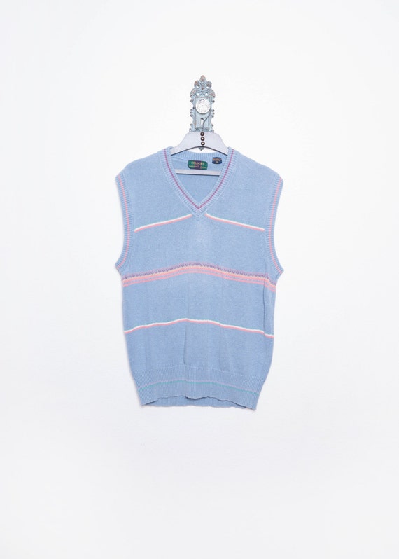 pastel sweater vest