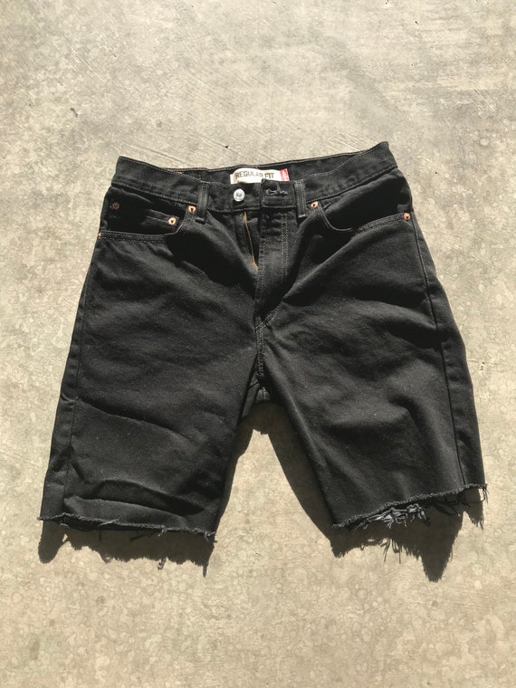 levis shorts black