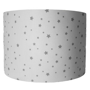Grey and white outlet star lampshade