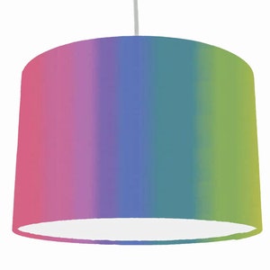 Pastel Rainbow Bedroom Lamp Shade Child Room Ombre Rainbow Lampshade Table Lamp Rainbow Pastel Room Decor Girl Nursery Light Shade Kids Etsy