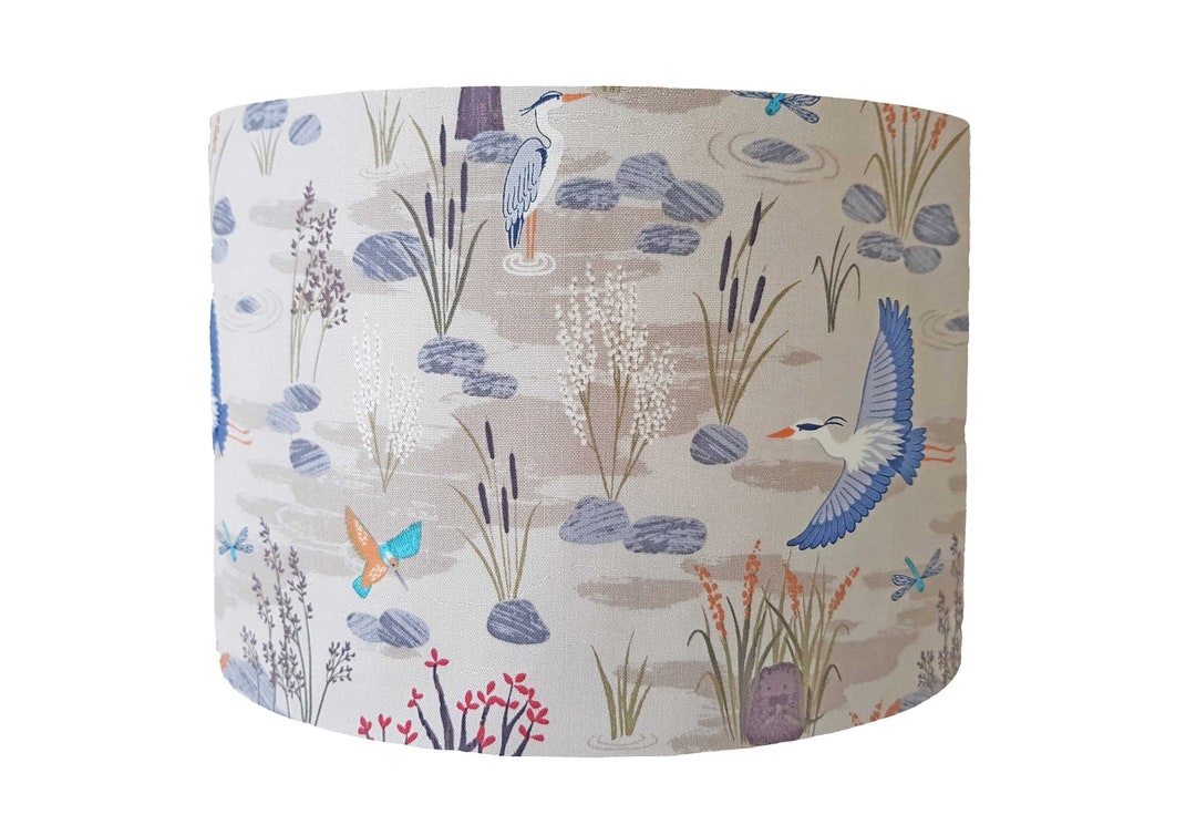 Wildlife Lampshades for Table Lamps Water Scene Lamp Shade Etsy
