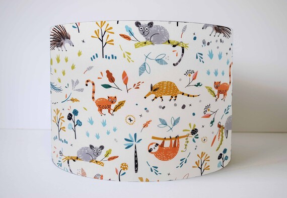 jungle lamp shade for nursery