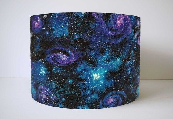 Stars Galaxy Lampshade For Table Lamp Space Light Shade Blue Universe Decor Bedroom Solar System Kids Room Decor Space Nursery Nightsky