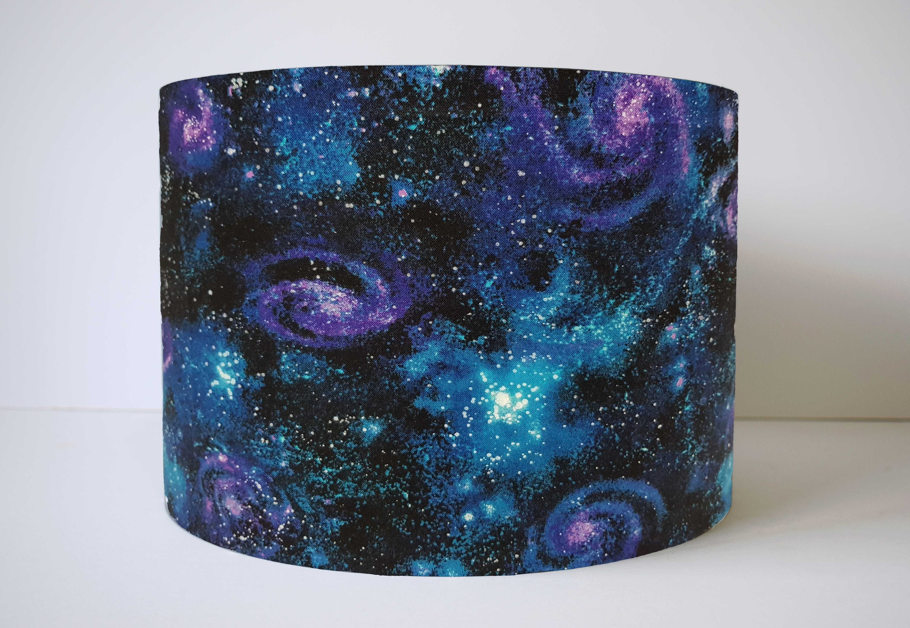 Stars Galaxy Lampshade For Table Lamp Space Light Shade Blue Universe Decor Bedroom Solar System Kids Room Decor Space Nursery Nightsky